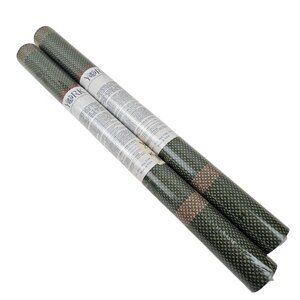 York HC1142 R-01 Wallpaper Textured Green Brown Woven Look Vintage USA 2 Rolls